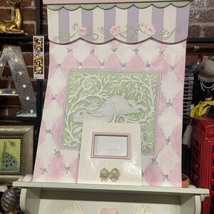 Baby room nursery bunny scheme